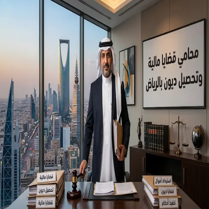 محامي قضايا مالية وتحصيل ديون بالرياض