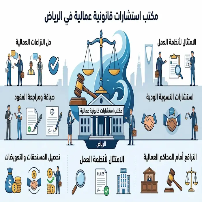 مكتب استشارات قانونية عمالية في الرياض