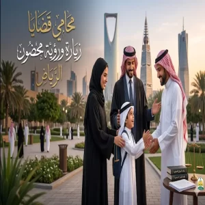محامي قضايا زيارة ورؤية محضون الرياض