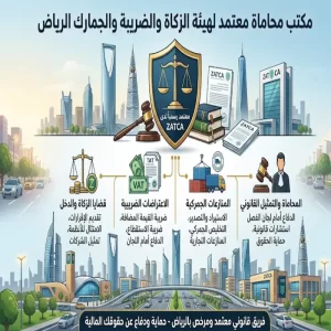 مكتب محاماة معتمد لهيئة الزكاة والضريبة والجمارك الرياض