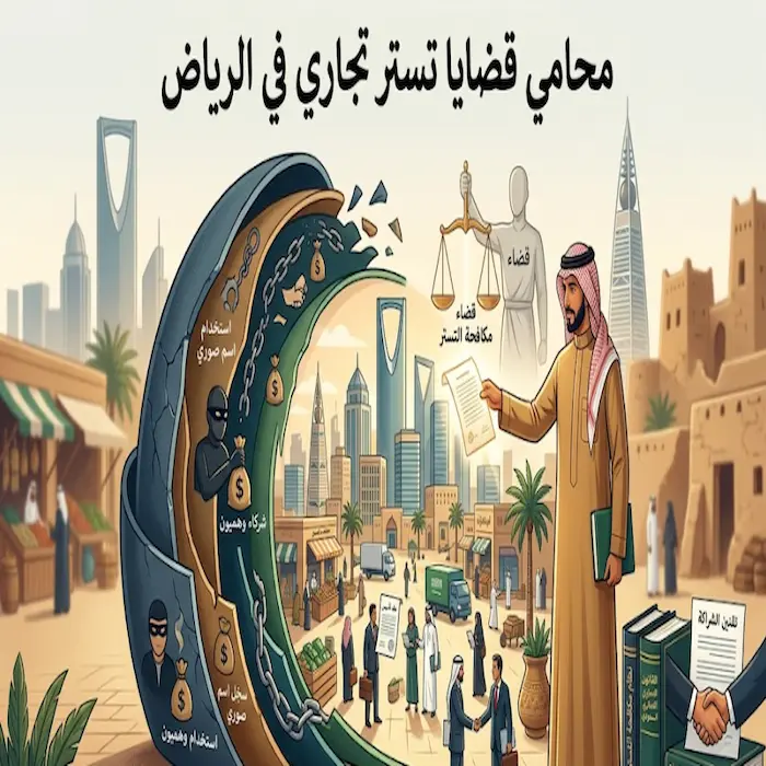 محامي قضايا تستر تجاري في الرياض