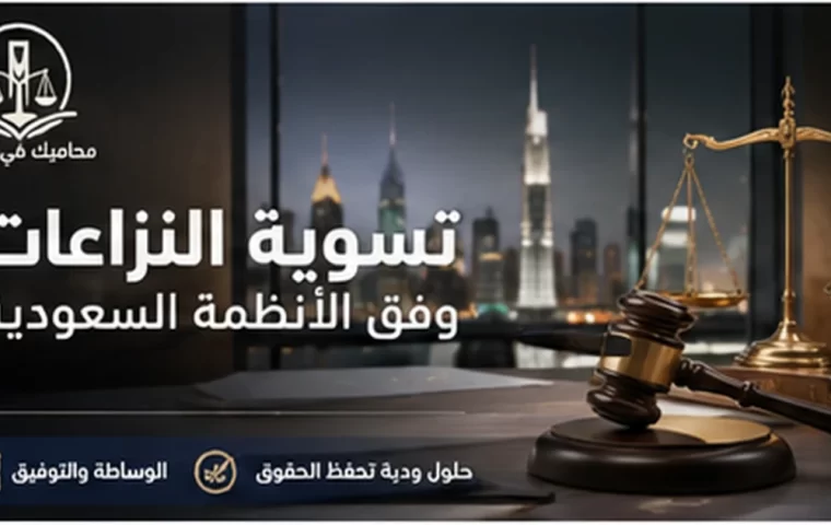 تسوية النزاعات وفق الأنظمة السعودية