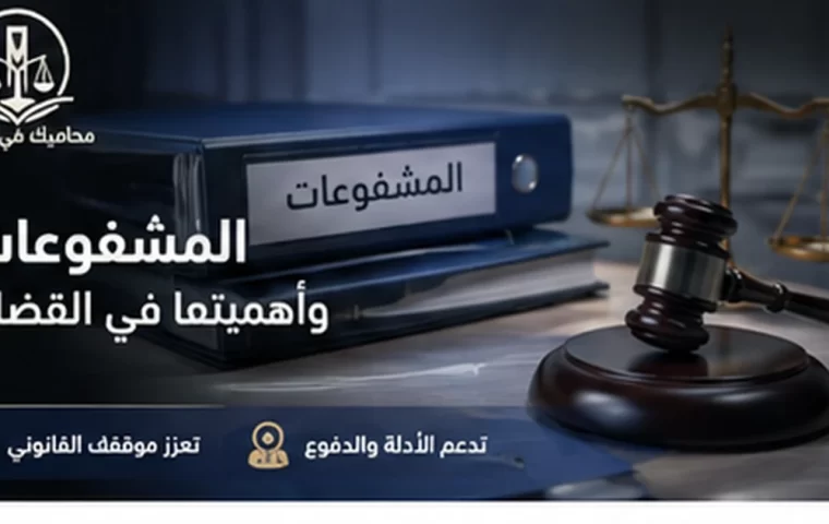 المشفوعات وأهميتها في القضايا