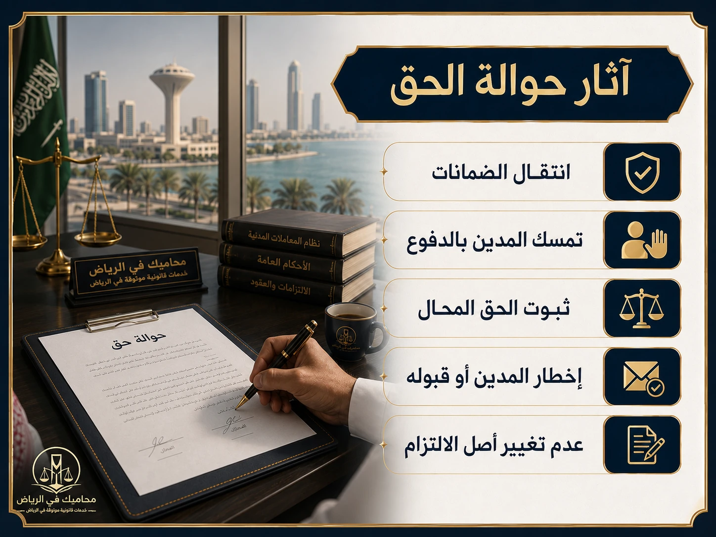 آثار حوالة الحق
