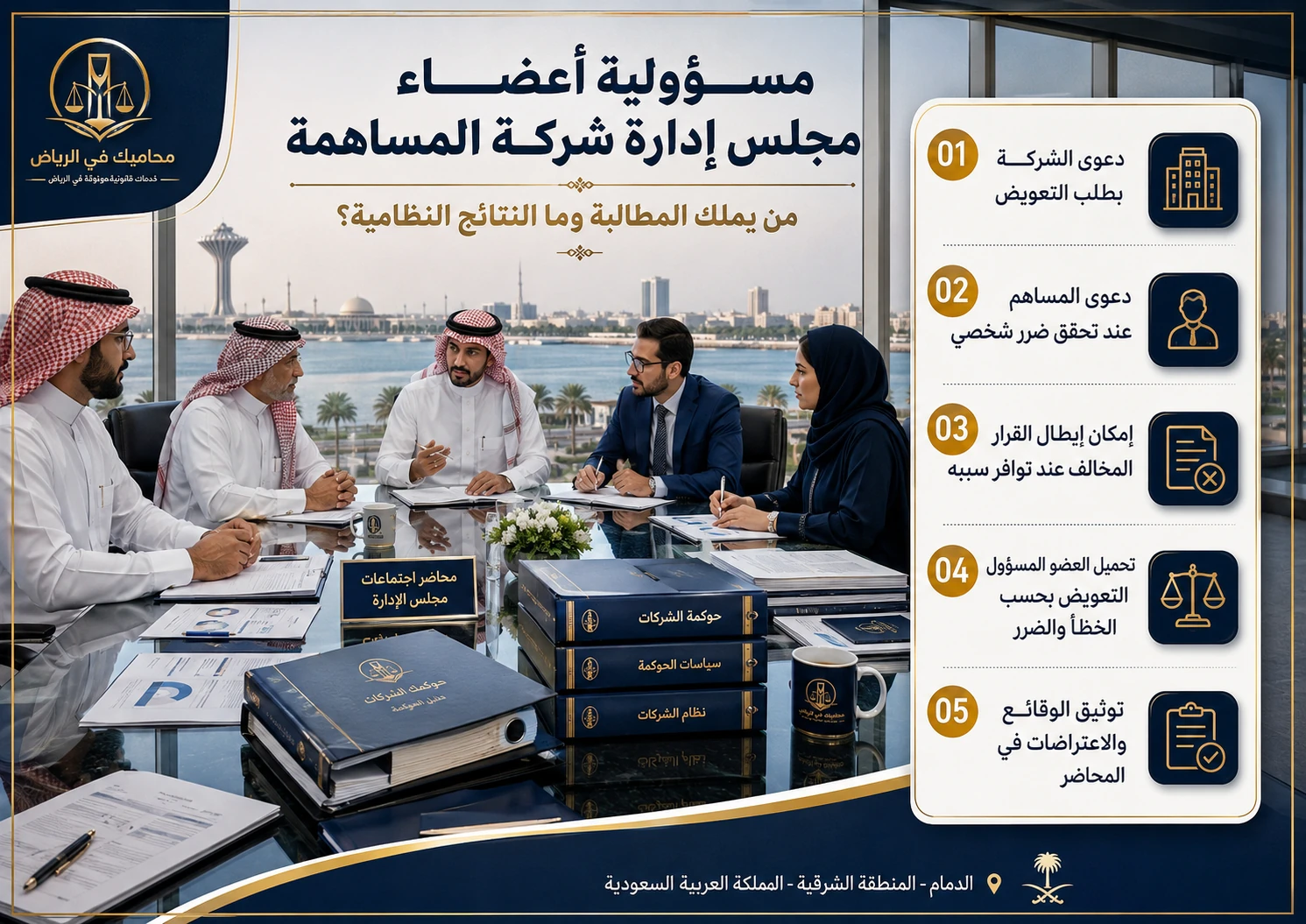 من يملك المطالبة وما النتائج النظامية في مسؤولية أعضاء مجلس الإدارة