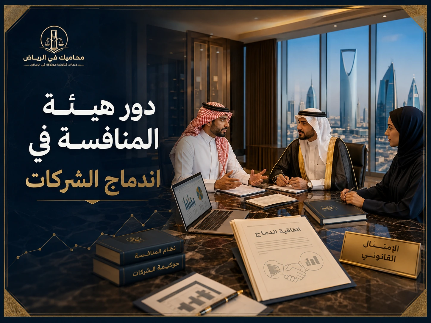 غلاف دور هيئة المنافسة في اندماج الشركات