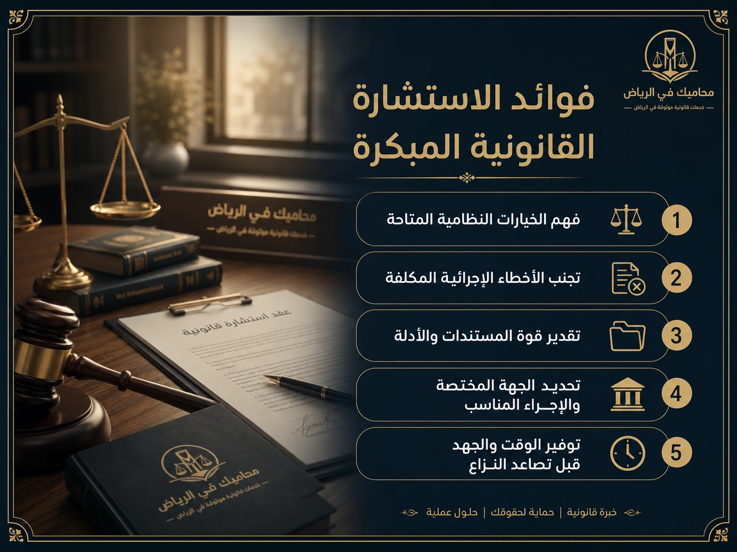 فوائد الاستشارة القانونية المبكرة في حي حطين