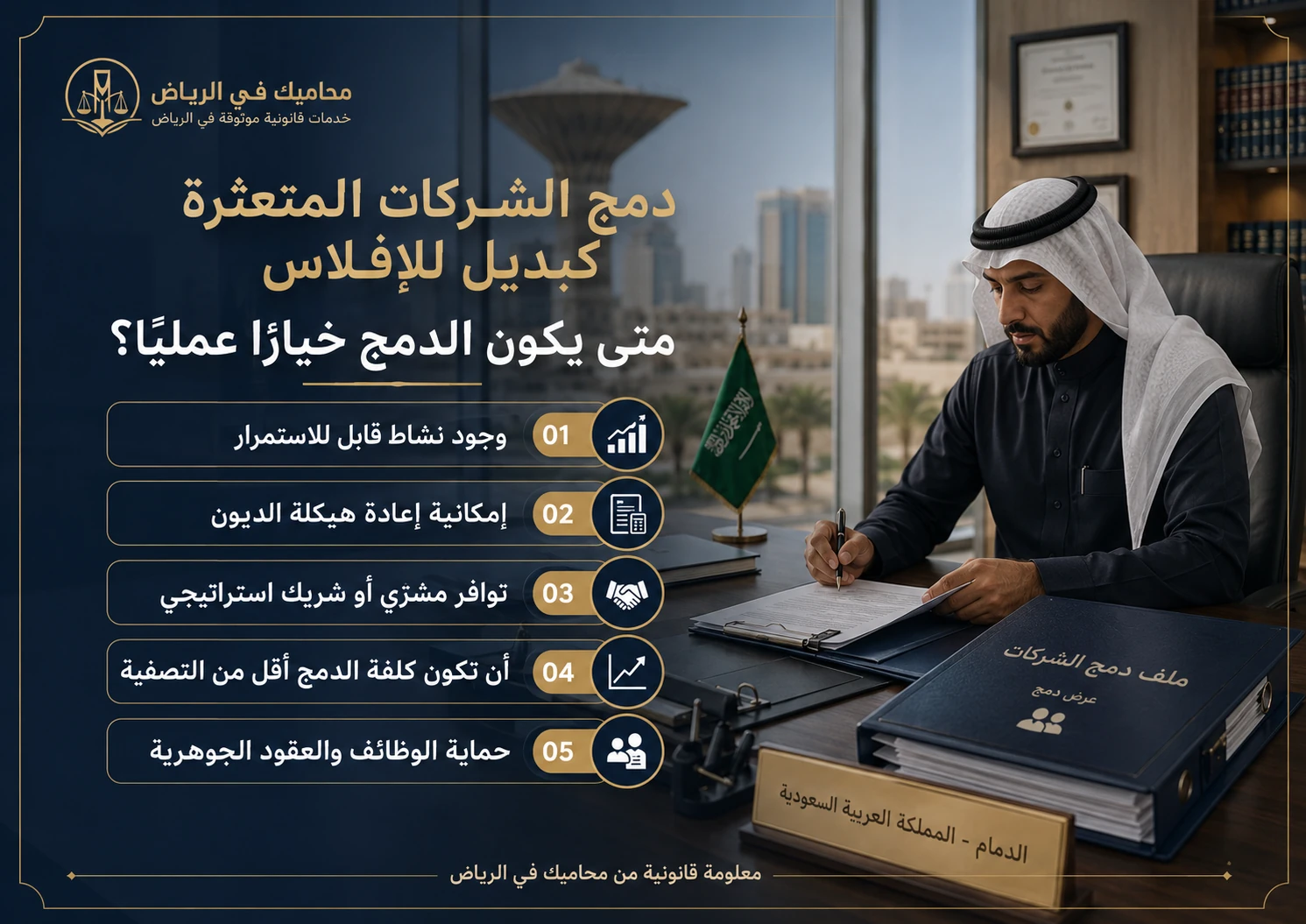 متى يكون الدمج خيارًا عمليًا للشركات المتعثرة