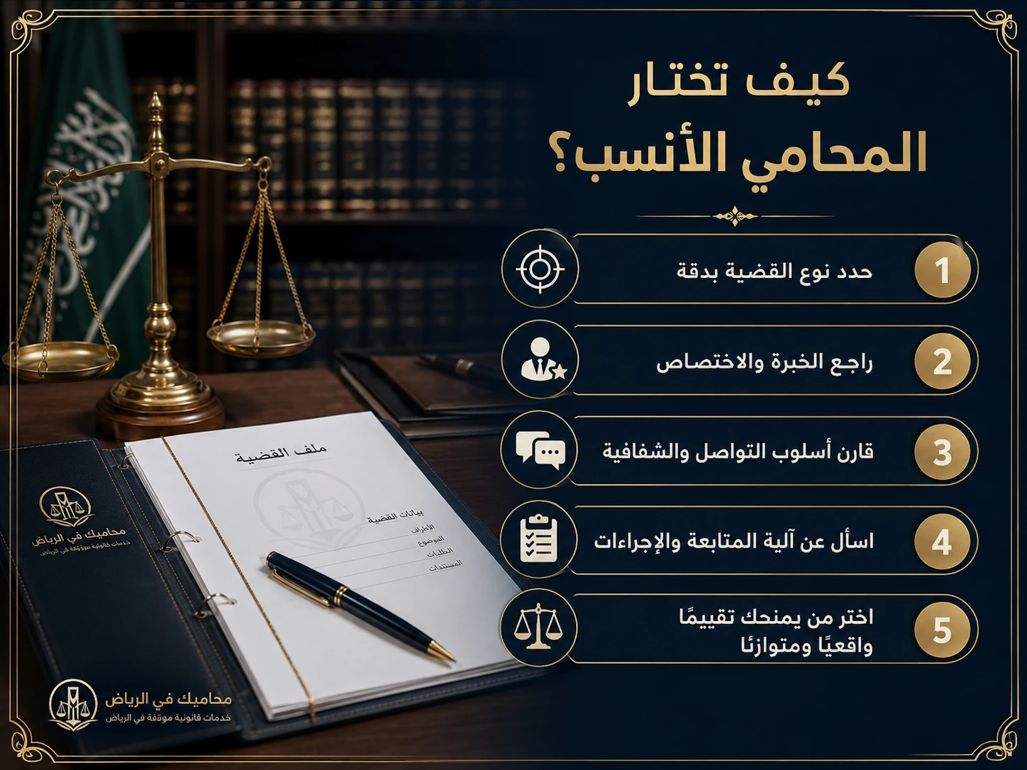 كيف تختار المحامي الأنسب في حي الملقا بالرياض