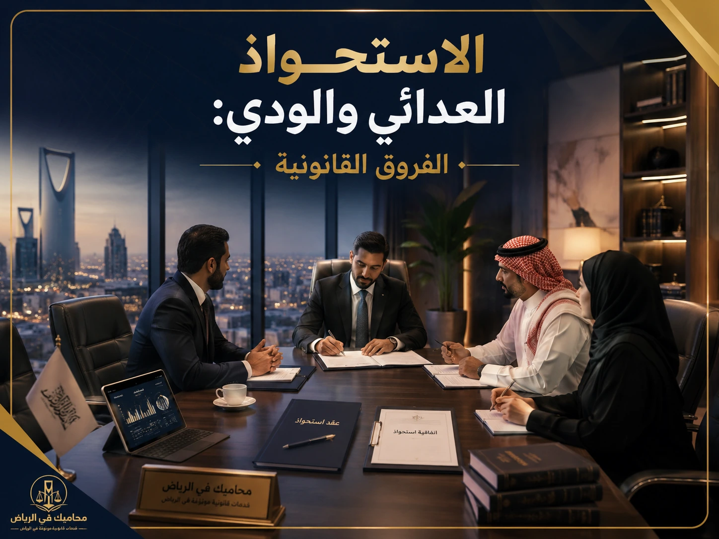 إنفوجرافكس يوضح الفروق بين الاستحواذ العدائي والودي