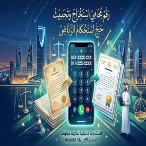 رقم محامي استخراج وتحديث حجج استحكام الرياض