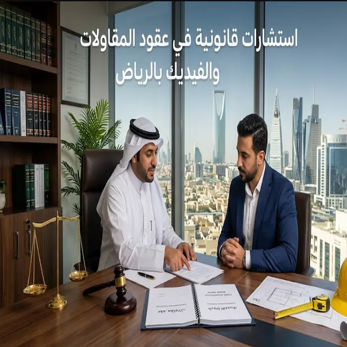 استشارات قانونية في عقود المقاولات والفيديك بالرياض
