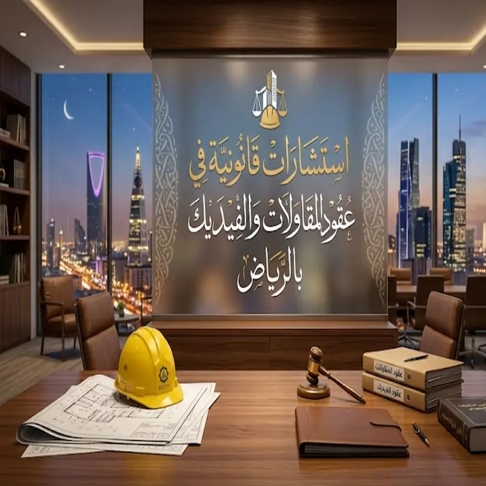 استشارات قانونية في عقود المقاولات والفيديك بالرياض