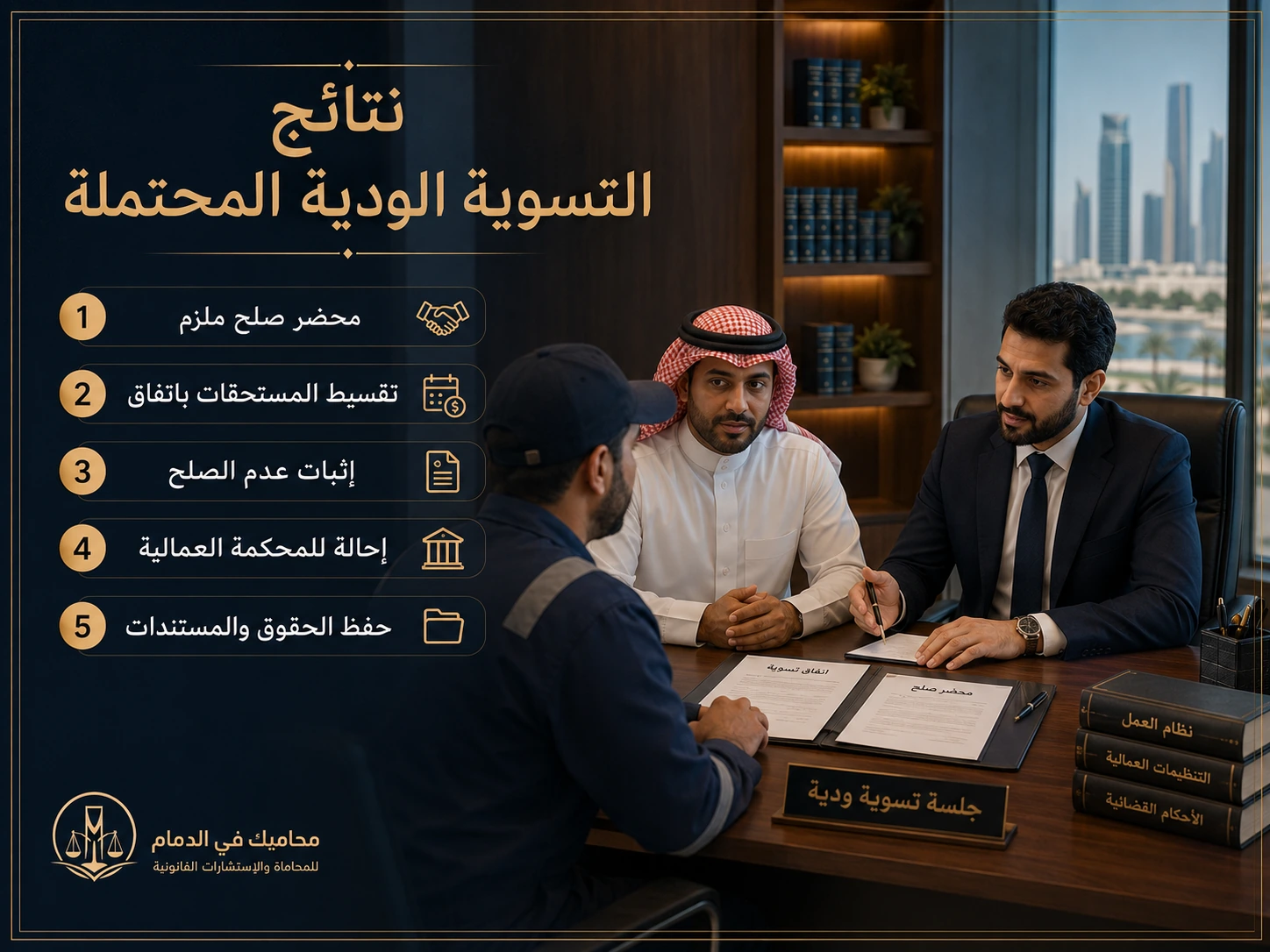 التسوية الودية في الخلافات العمالية ومتى تحتاج إلى محام