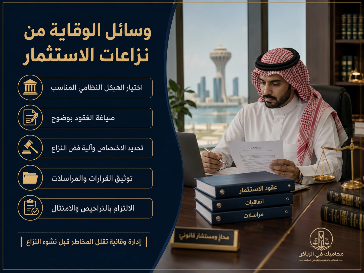 إنفوجرافكس وسائل الوقاية من نزاعات الاستثمار