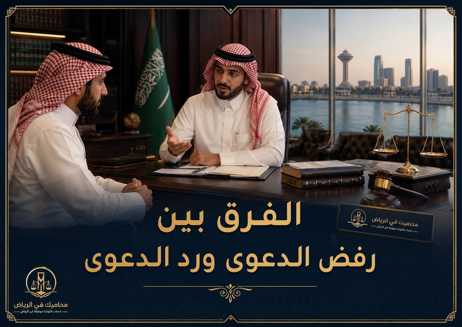 غلاف الفرق بين رفض الدعوى ورد الدعوى