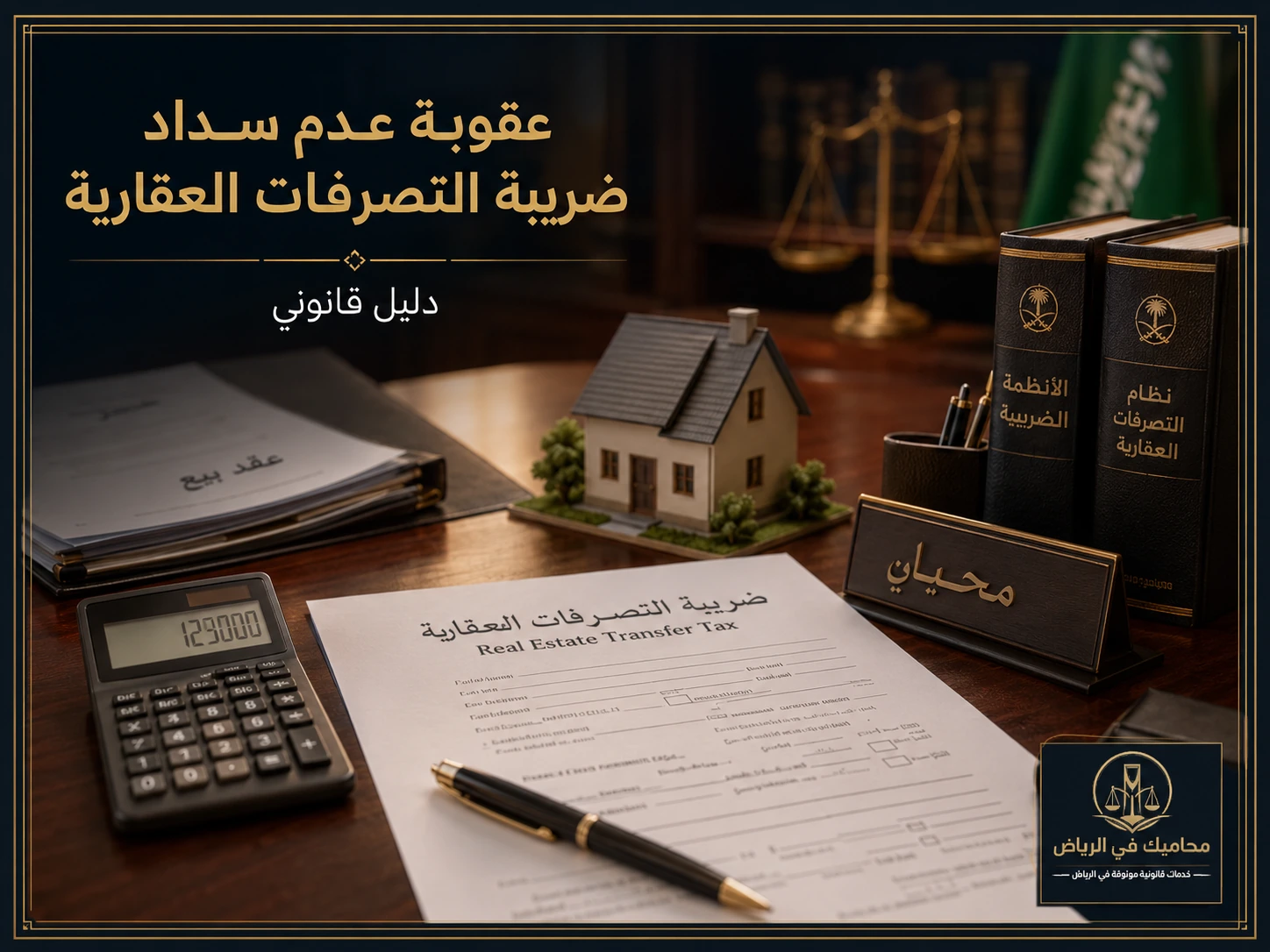 غلاف عقوبة عدم سداد ضريبة التصرفات العقارية في السعودية