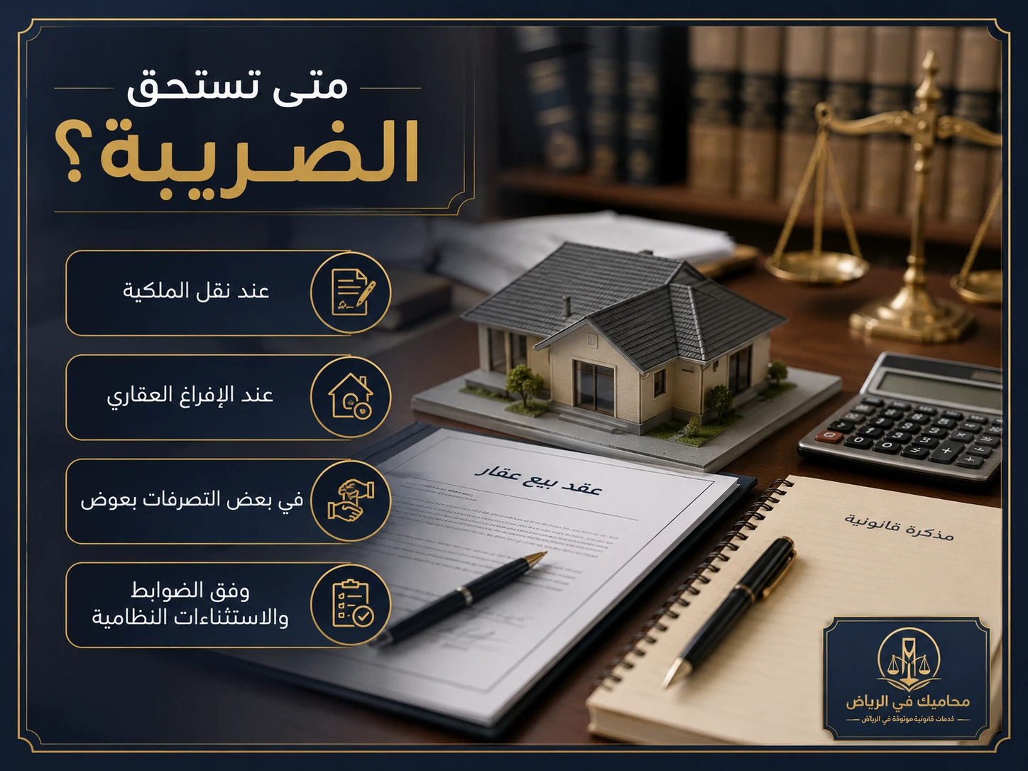 متى تستحق ضريبة التصرفات العقارية في السعودية