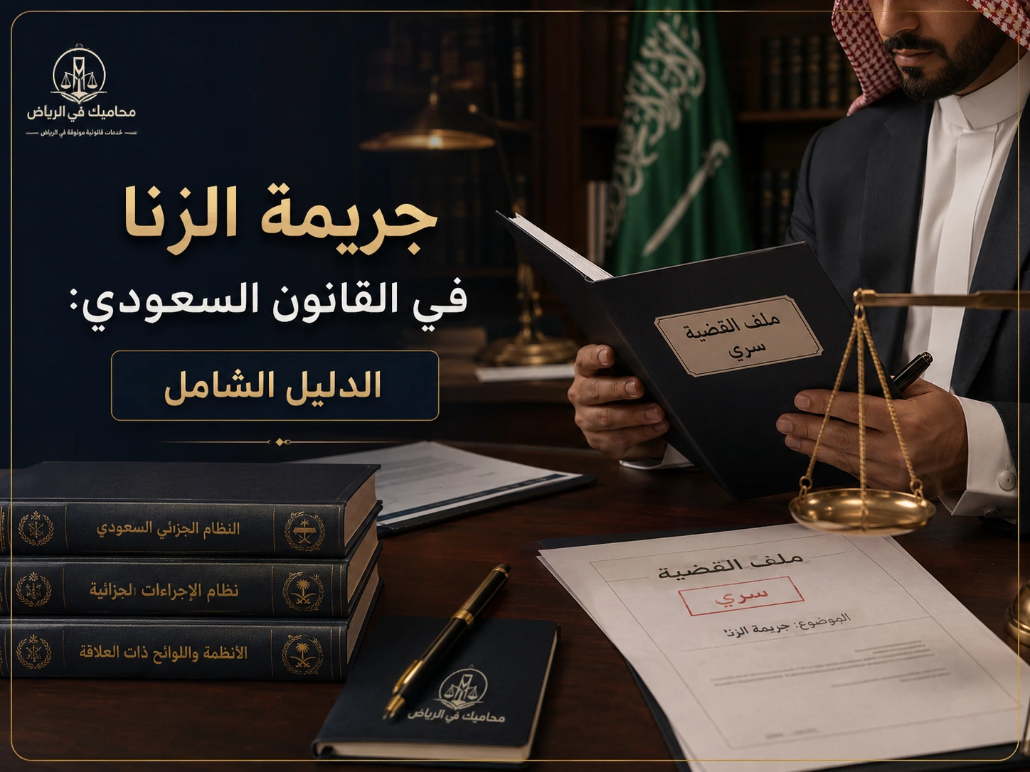 غلاف مقال عن جريمة الزنا في القانون السعودي