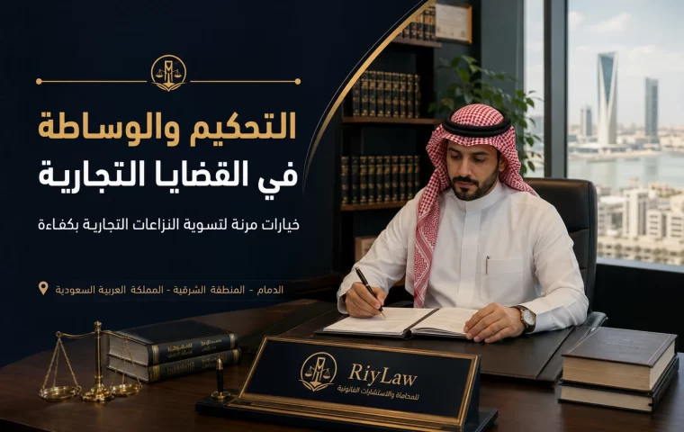 التحكيم والوساطة في القضايا التجارية