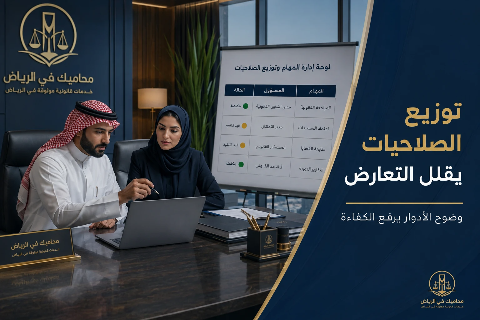 توزيع الصلاحيات يقلل التعارض