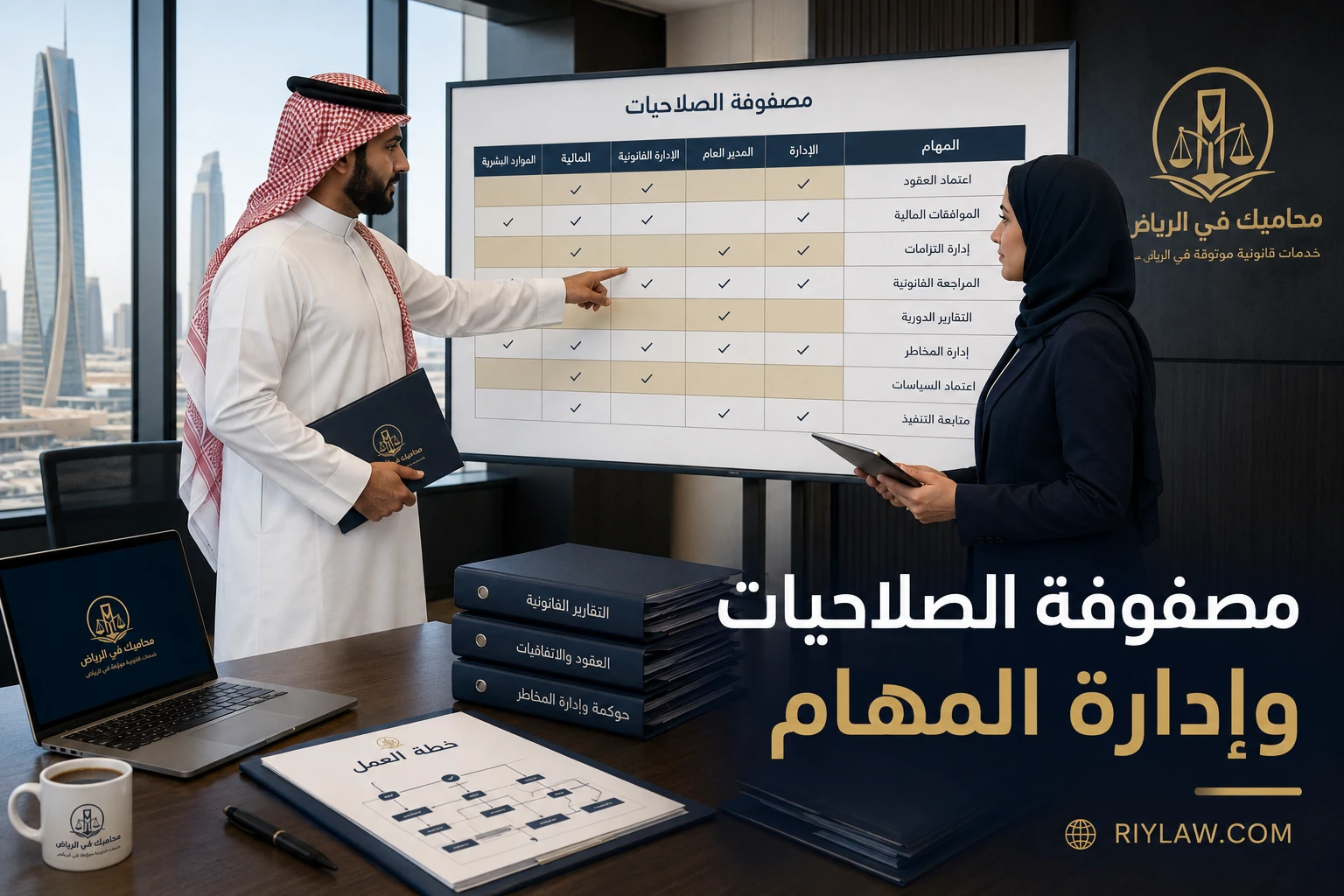 مصفوفة الصلاحيات وإدارة المهام