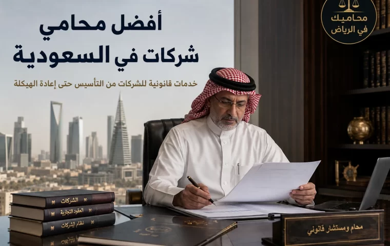 أفضل محامي شركات في السعودية