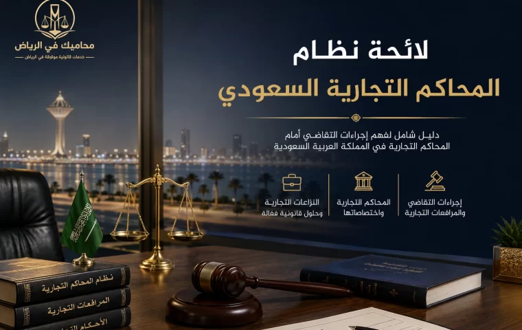 لائحة نظام المحاكم التجارية السعودي