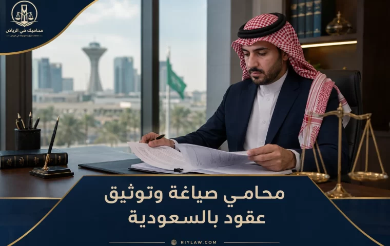 محامي صياغة وتوثيق عقود بالسعودية