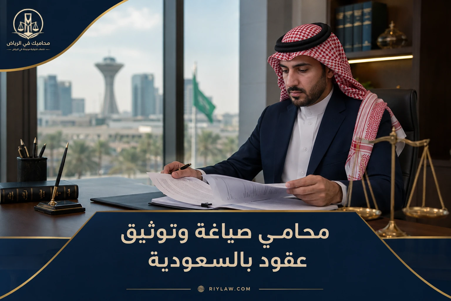 محامي صياغة وتوثيق عقود بالسعودية