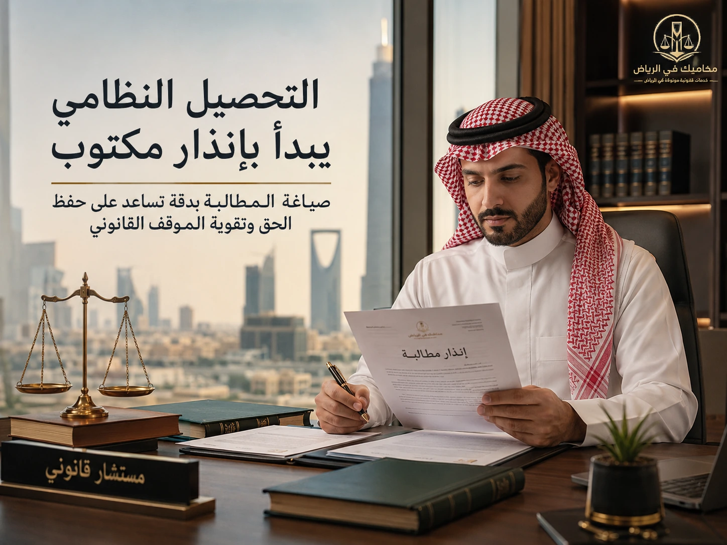 التحصيل النظامي يبدأ بإنذار مكتوب