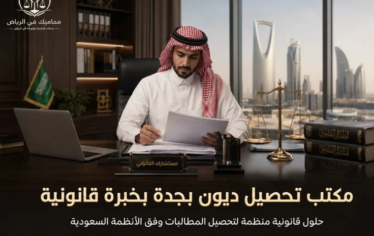 مكتب تحصيل ديون بجدة بخبرة قانونية