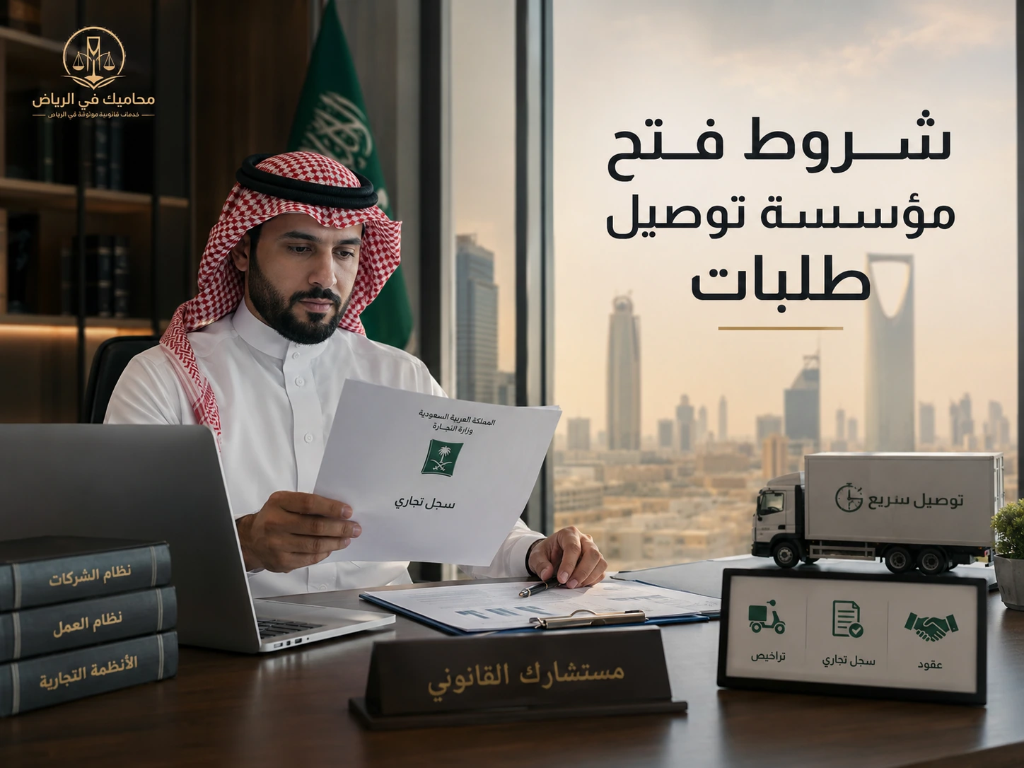 شروط فتح مؤسسة توصيل طلبات