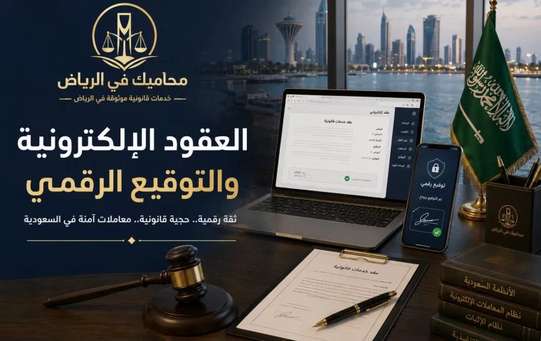 العقود الإلكترونية والتوقيع الرقمي