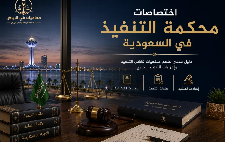 اختصاصات محكمة التنفيذ في السعودية