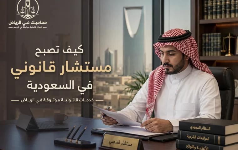 كيف تصبح مستشار قانوني في السعودية