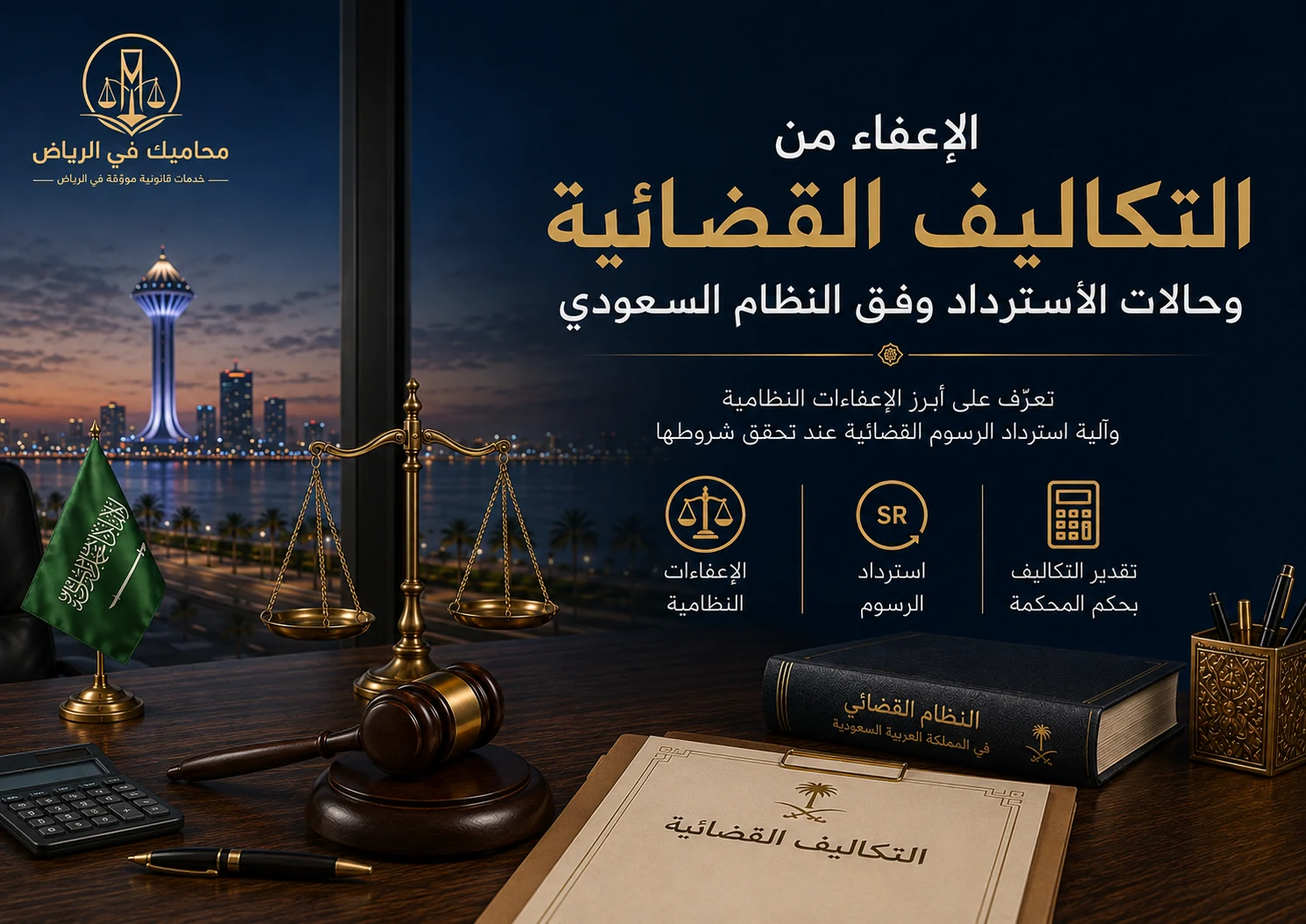 الإعفاء من التكاليف القضائية وحالات الاسترداد