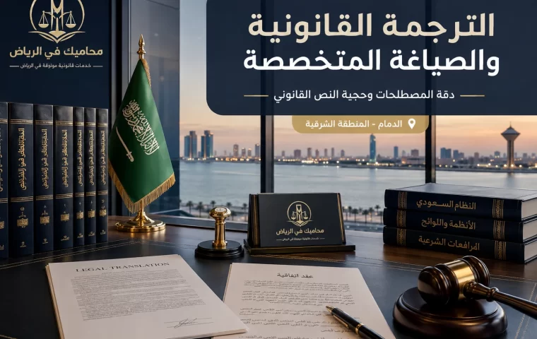 الترجمة القانونية والصياغة المتخصصة