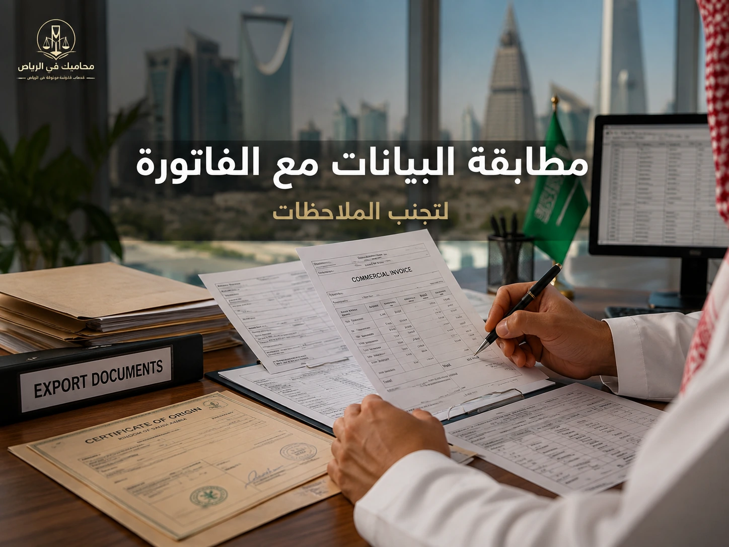 مطابقة البيانات مع الفاتورة