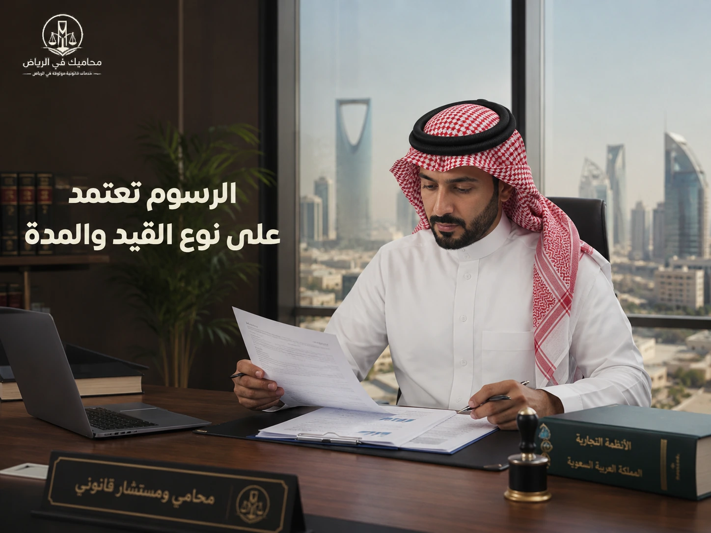 الرسوم تعتمد على نوع القيد والمدة