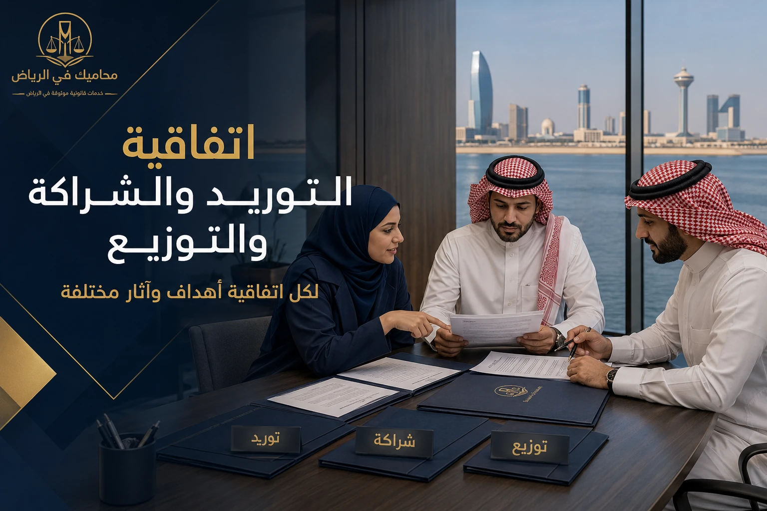 اتفاقية التوريد والشراكة والتوزيع