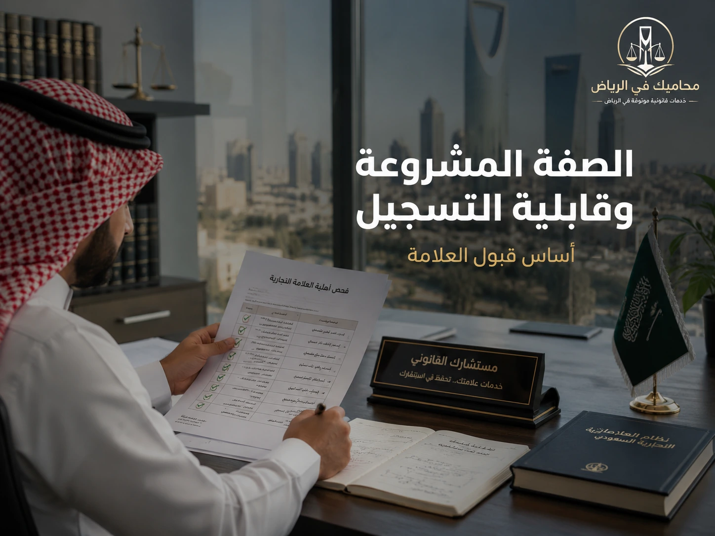الصفة المشروعة وقابلية التسجيل