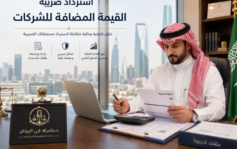 استرداد ضريبة القيمة المضافة للشركات