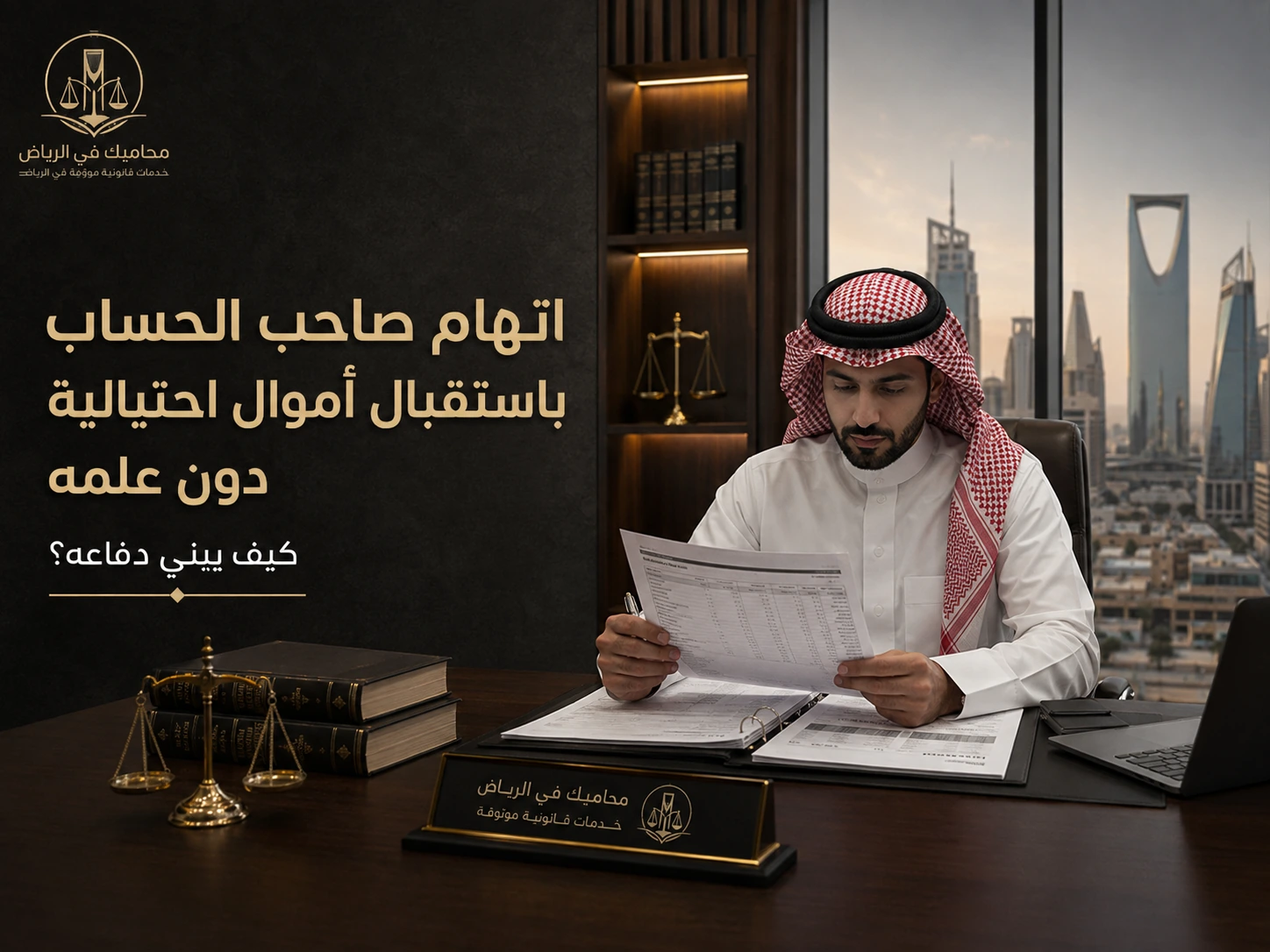اتهام صاحب الحساب باستقبال أموال احتيالية دون علمه: كيف يبني دفاعه؟