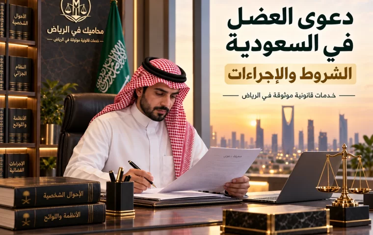 دعوى العضل في السعودية عند رفض الولي تزويج المرأة: الشروط والإجراءات