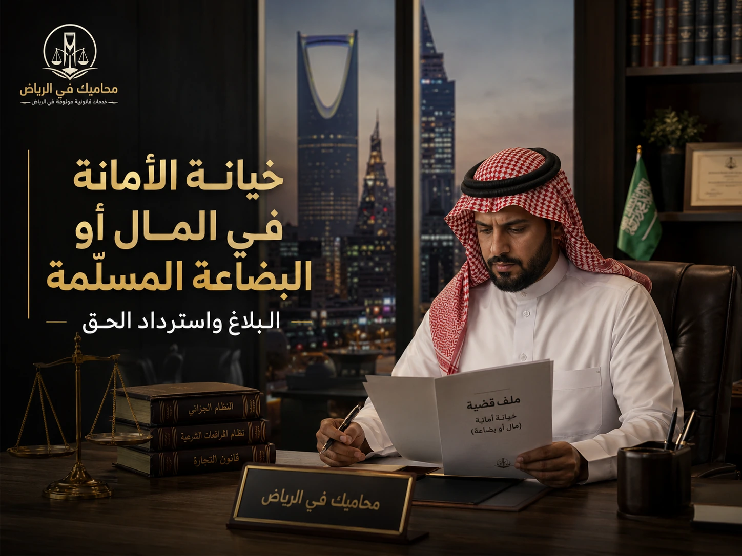 خيانة الأمانة في المال أو البضاعة المسلَّمة: البلاغ واسترداد الحق