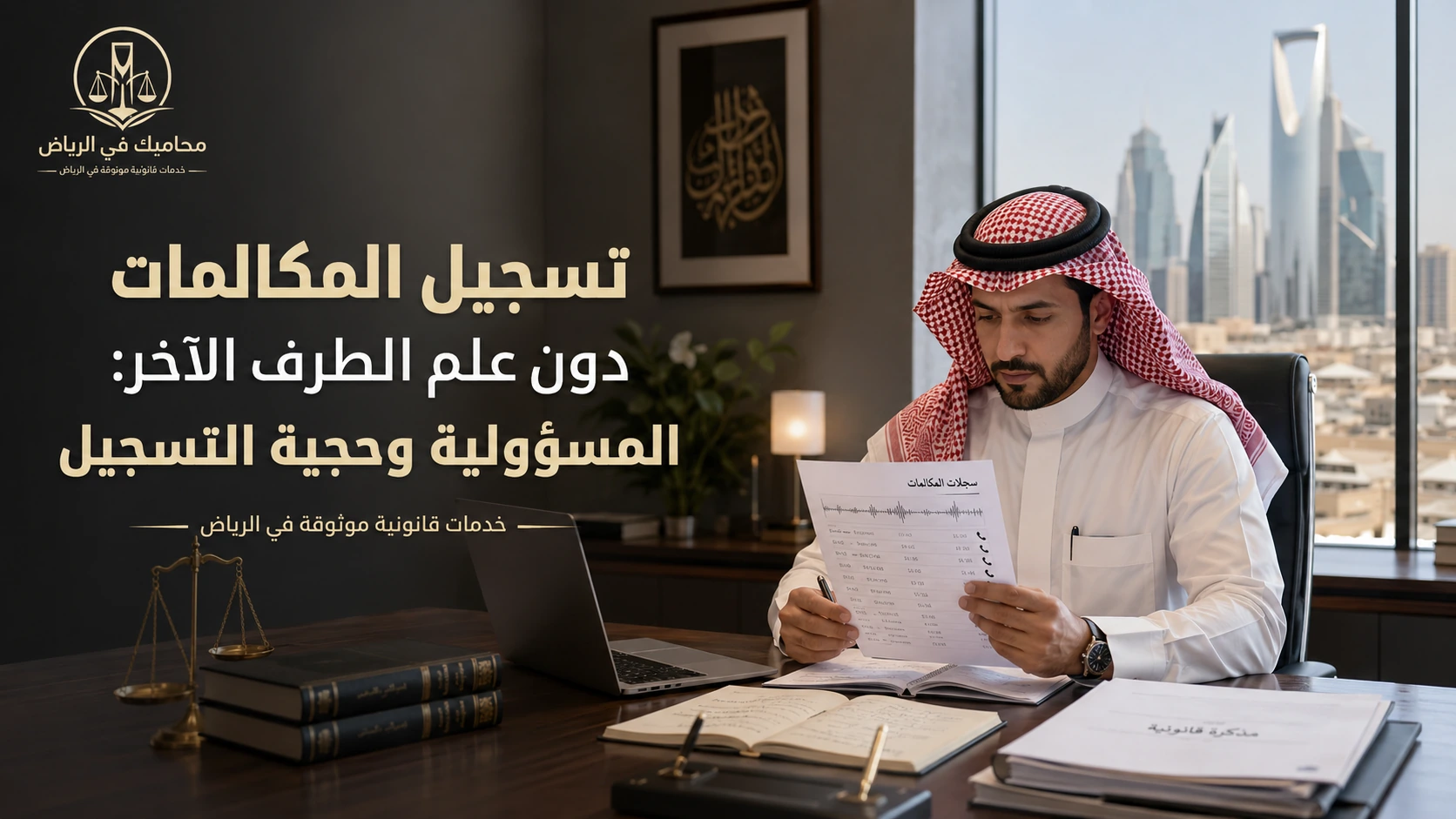تسجيل المكالمات دون علم الطرف الآخر: المسؤولية وحجية التسجيل