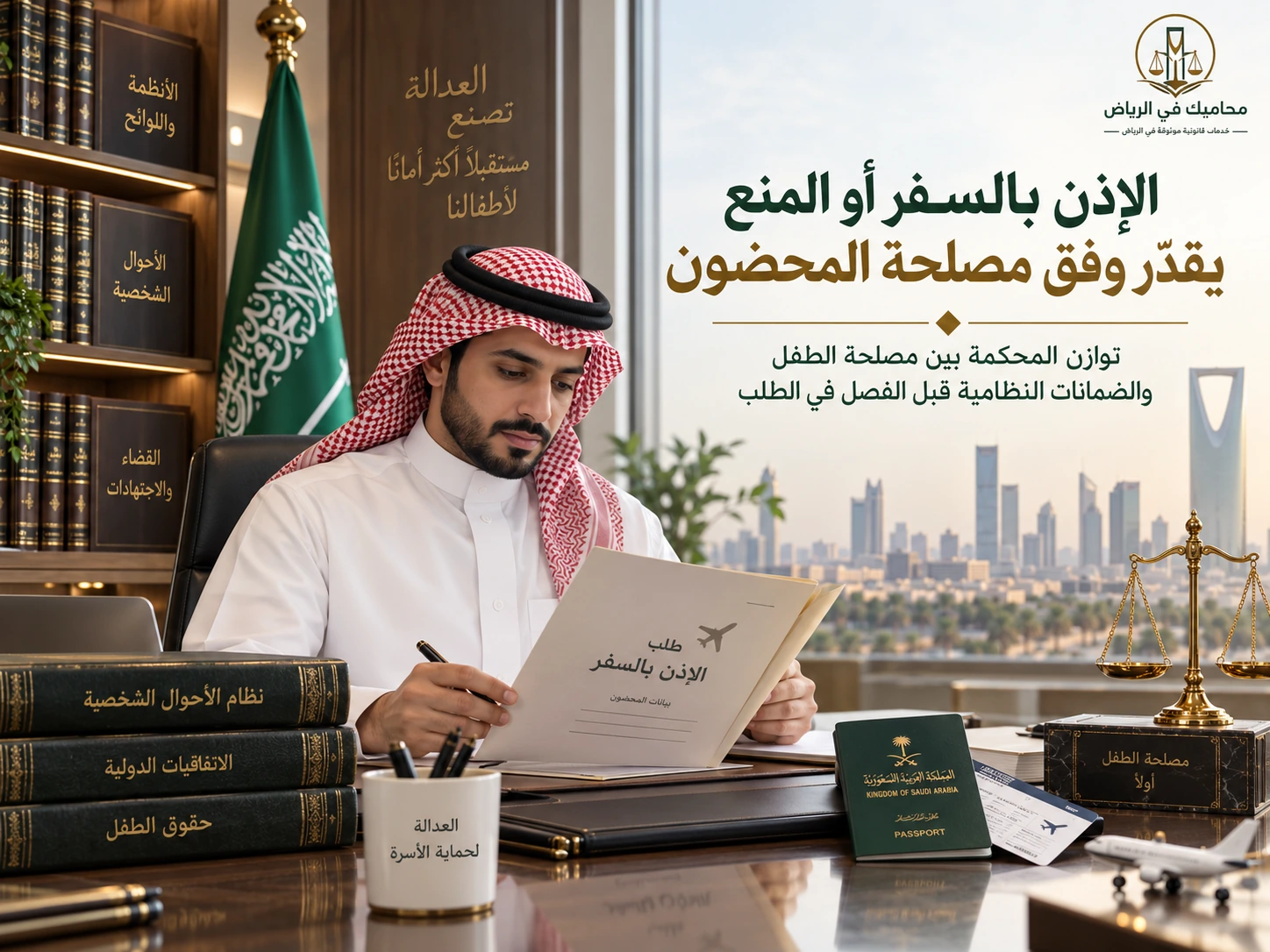 مصلحة المحضون معيار مهم في طلبات السفر