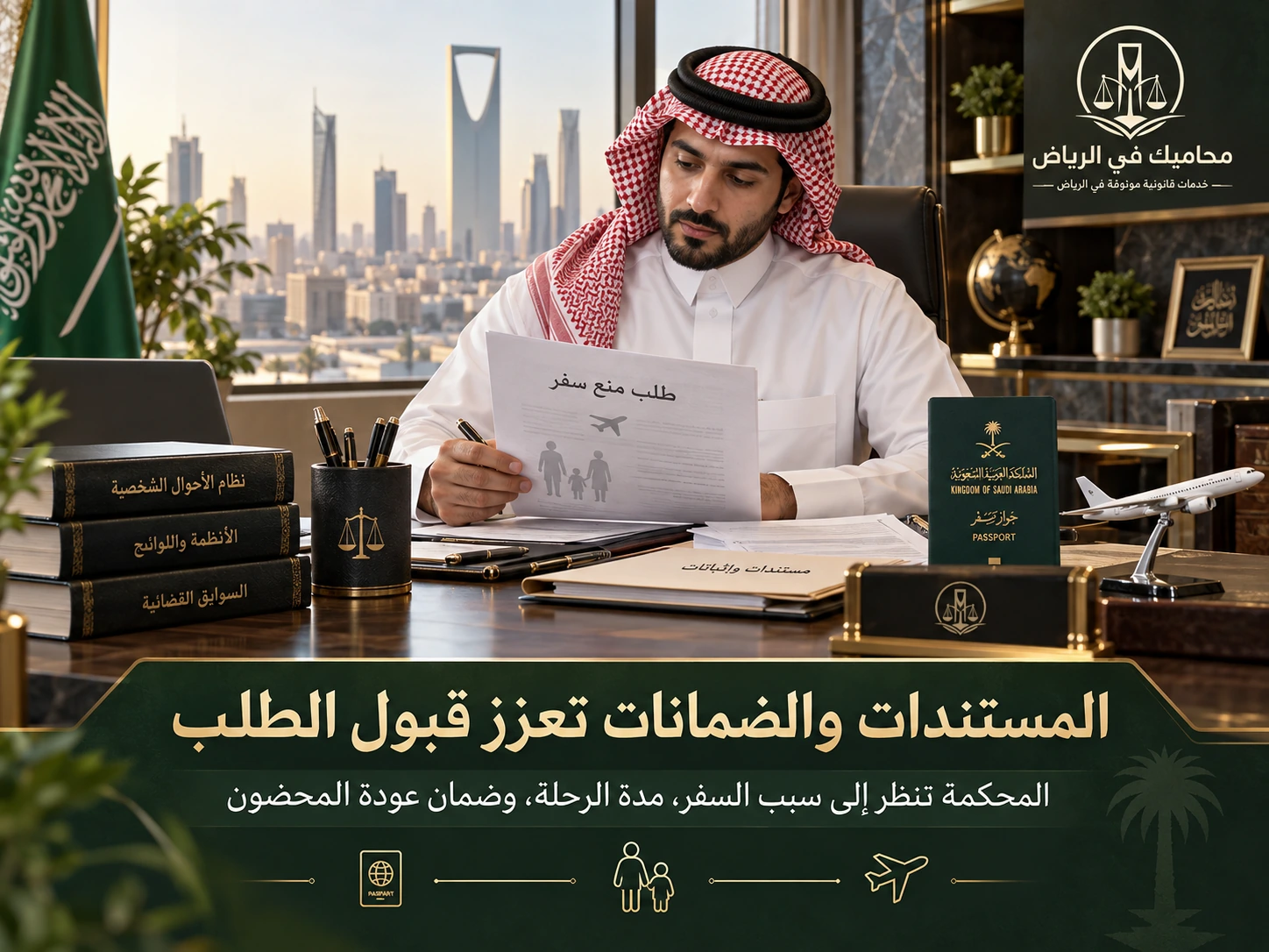 مستندات طلب سفر المحضون أو منعه من السفر