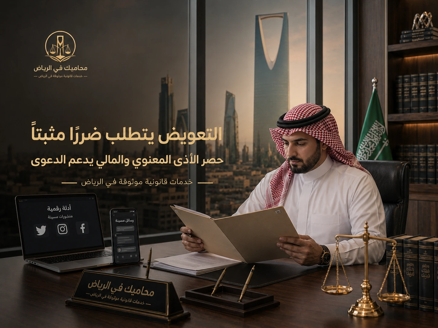 التعويض يتطلب ضررًا مثبتًا وحصر الأذى المعنوي والمالي